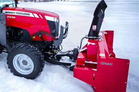 A snowblower attachment for your truck is even better. . Front mounted snow blower for tractor